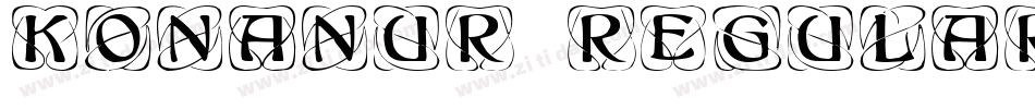 Konanur Regular字体转换